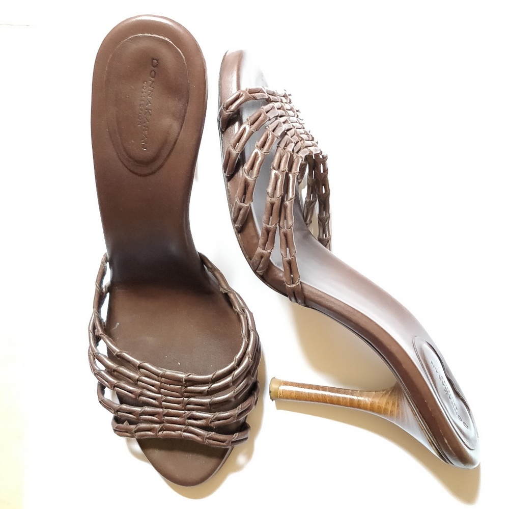 Donna Karan Collection, Italian leather mules